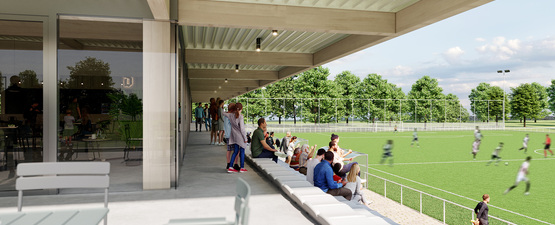 Laatste stap in sportpark de Schans: de voetbalsite