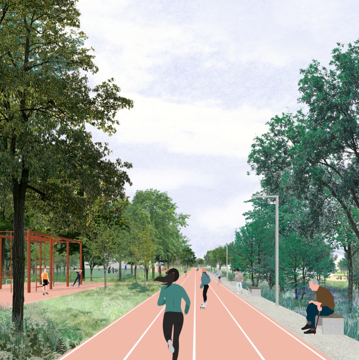 Atletiekpiste Sportpark De Schans