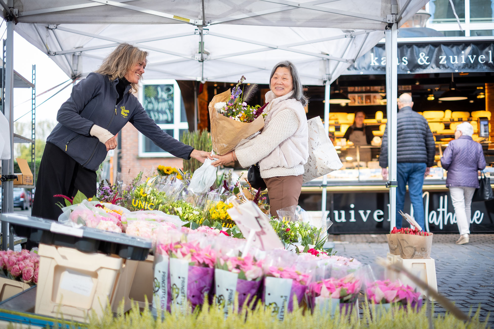 Op de markt
