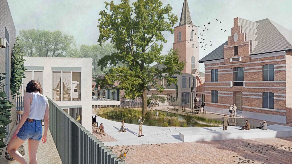 Omgeving oud-gemeentehuis Lippelo