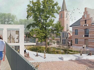 Omgeving oud-gemeentehuis Lippelo