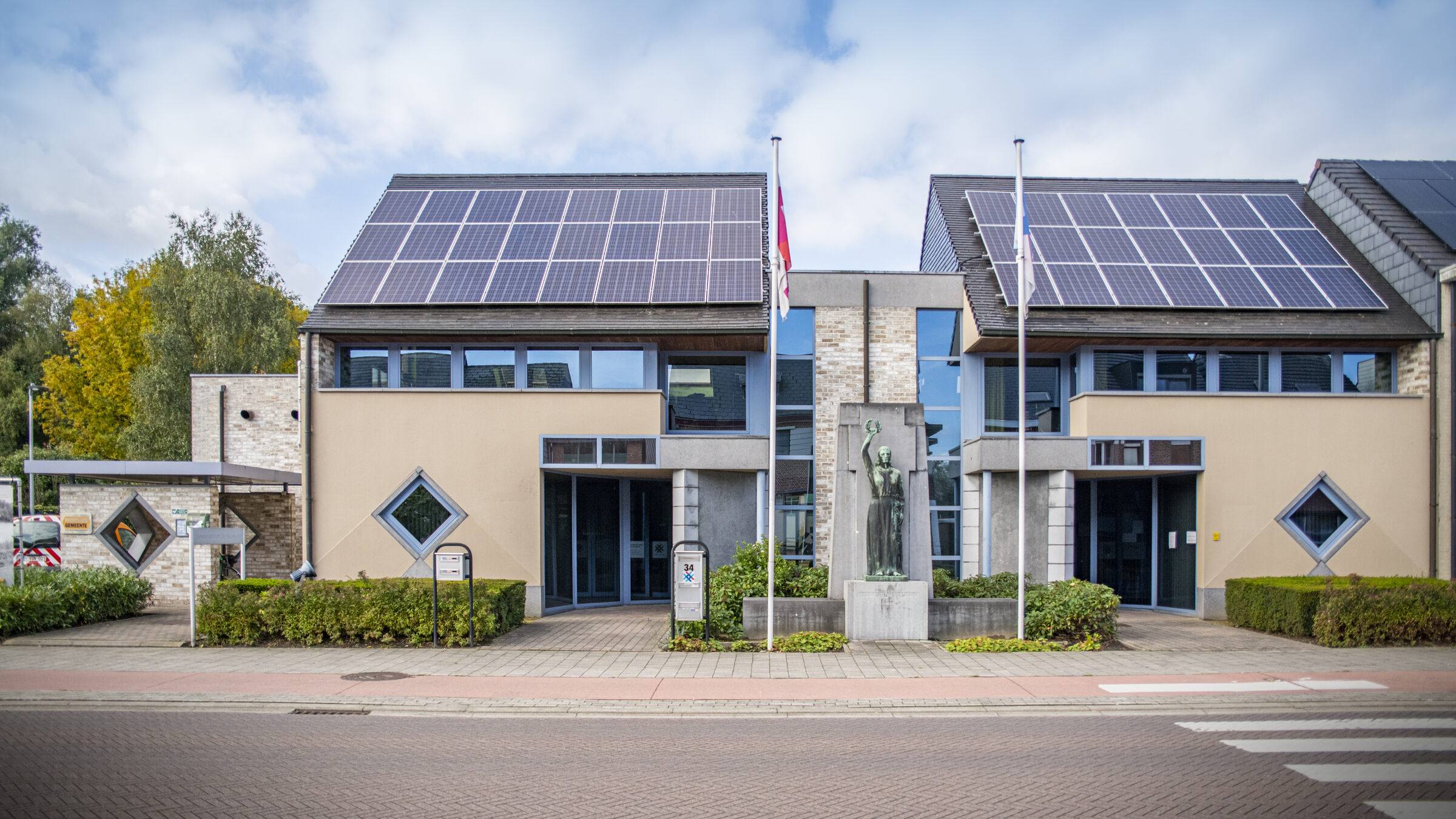 Vooraanzicht van GC De Nieuwe Ark