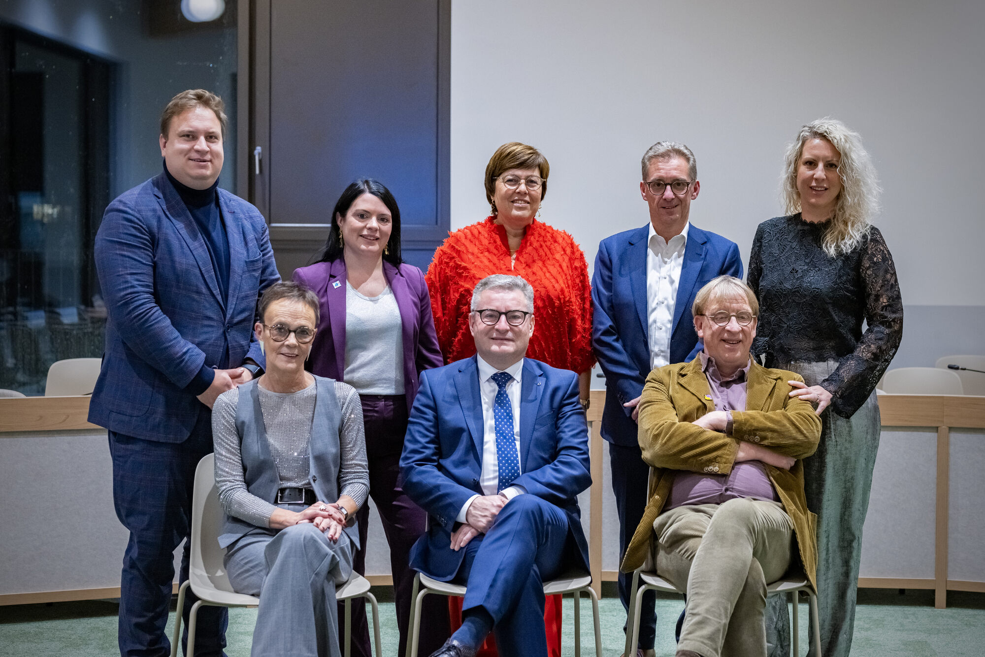 Groepsfoto college van burgemeester en schepenen