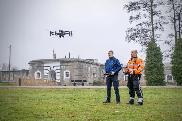 Politie gebruikt drones
