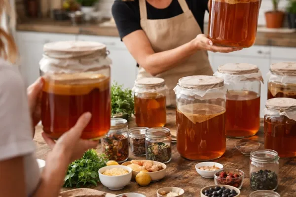 Workshop Kombucha - stap voor stap