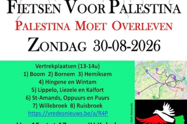 Fietsen voor Palestina