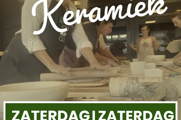 WORKSHOP KERAMIEK: 26/09 (+ Glazuren op 24/10)