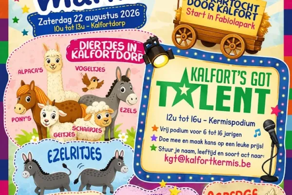 Kinderjaarmarkt - Kalfort Kermis