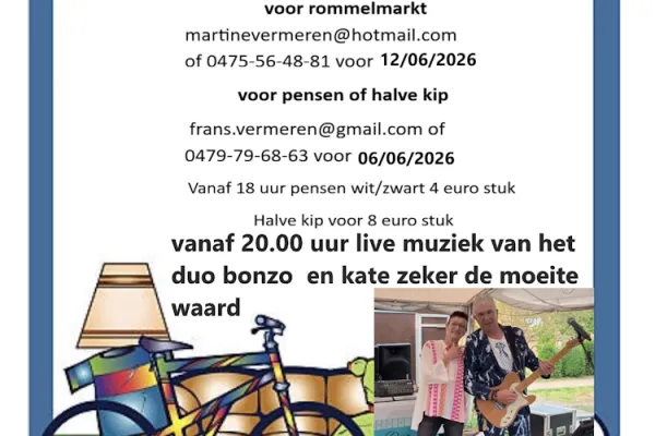 rommelmarkt en pensenkermis