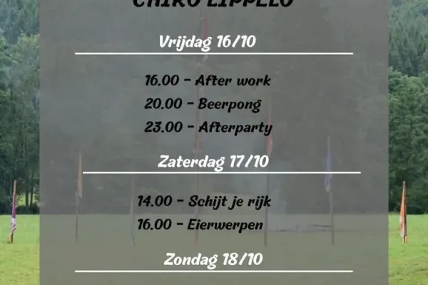 Kermisweekend Chiro Lippelo