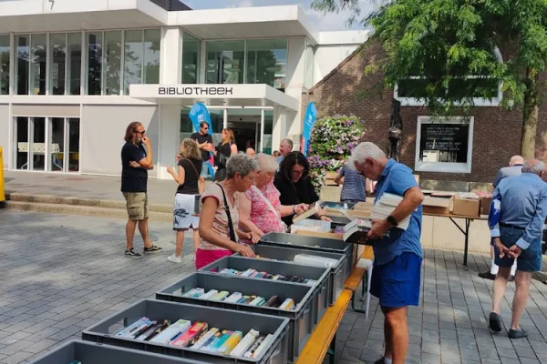 Boekenverkoop bib