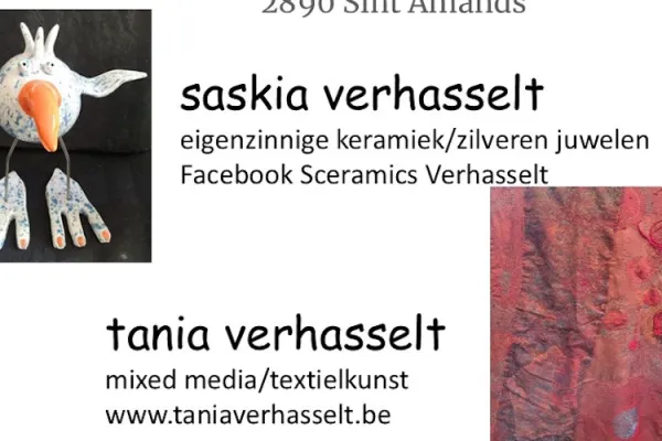 Le sorelle, zussen tania & saskia verhasselt stellen tentoon
