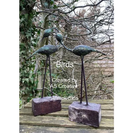 Beeld "BIRDS" in powertex - 1 x 4 uur
