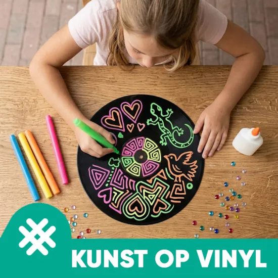 Kunst op vinylplaten