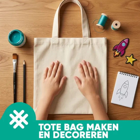 Totebag maken en decoreren