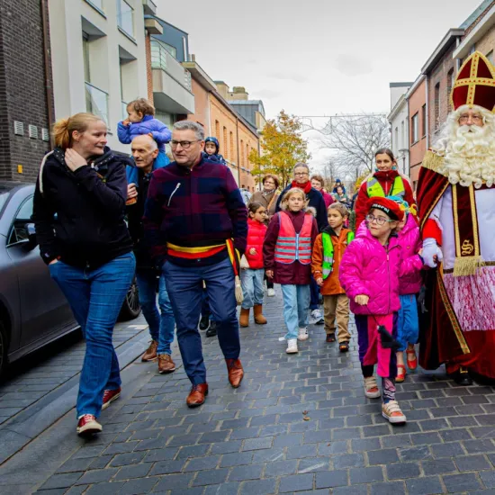 Feestelijke intrede Sinterklaas op Dorpshart