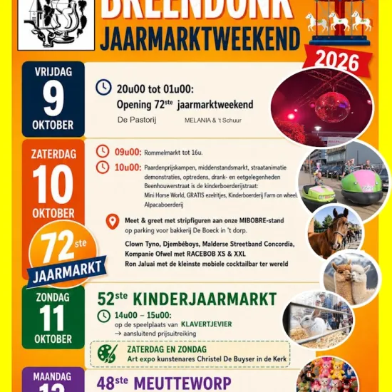 72ste Breendonk jaarmarktweekend