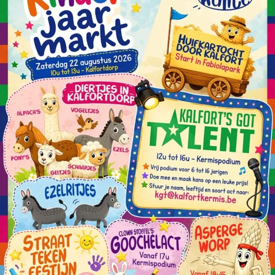 Kinderjaarmarkt - Kalfort Kermis