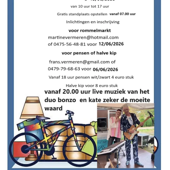 rommelmarkt en pensenkermis