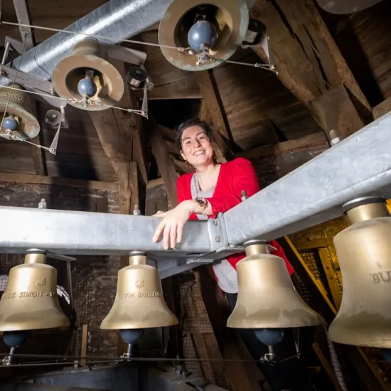Erfgoeddag: bezoek de toren van de kerk (1u) – Rondleiding door de Beiaardvereniging