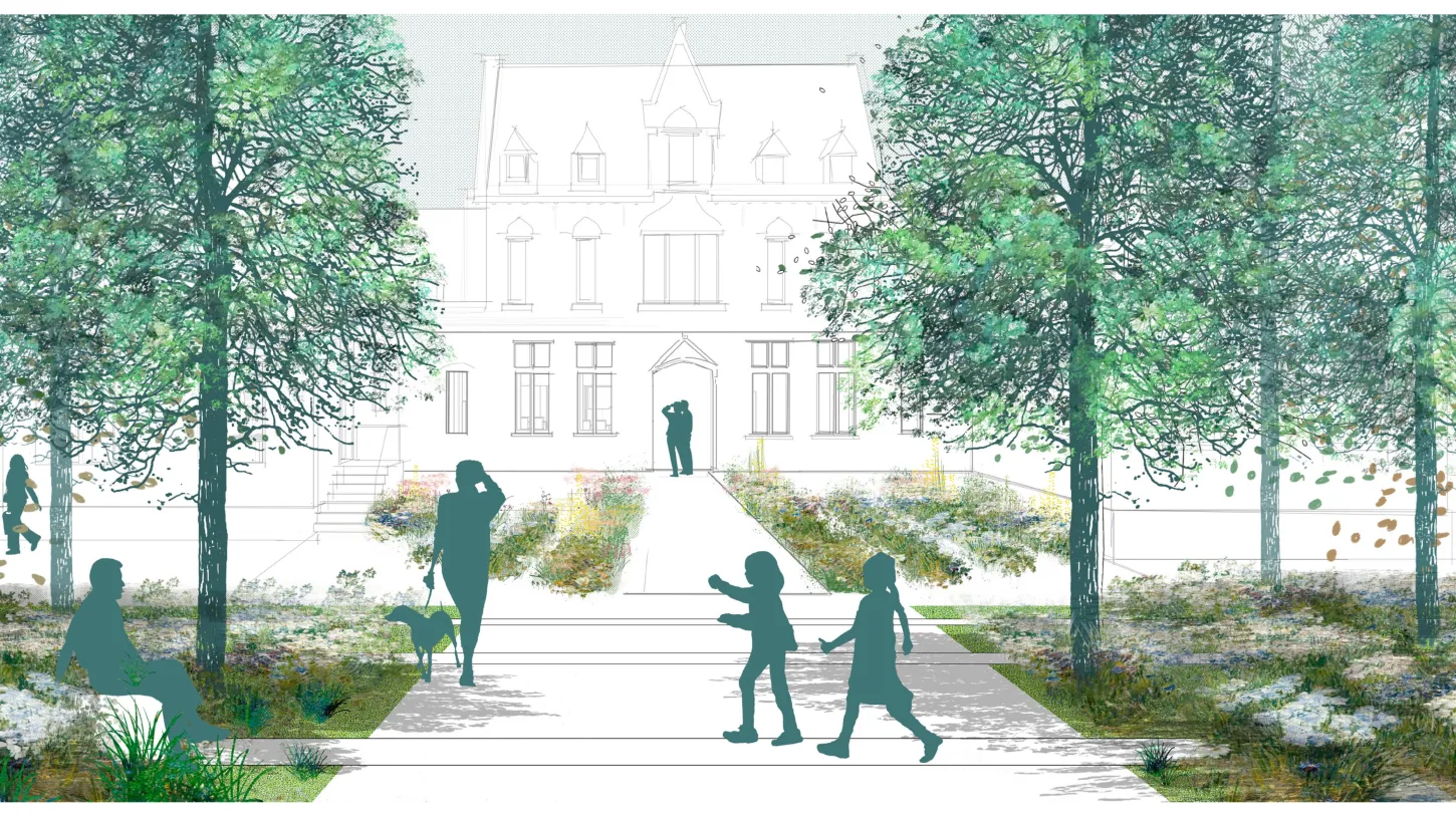 De Bollaard_render vooraanzicht